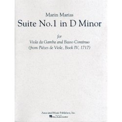 Marin Marais: Suite No.1 In D Minor For Viola Da Gamba