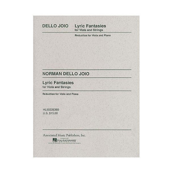 Norman Dello Joio: Lyric Fantasies