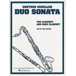 Gunther Schuller: Duo Sonata For Clarinet And Bass Clarinet