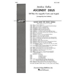 Jakobus Gallus: Ascendit Deus (God Goes Up On High)