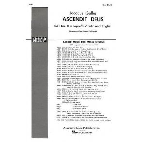 Jakobus Gallus: Ascendit Deus (God Goes Up On High)