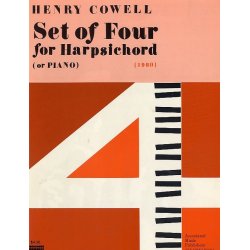 Henry Cowell: Set Of 4 For Harpsichord