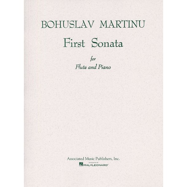 Bohuslav Martinu: First Sonata For Flute And Piano