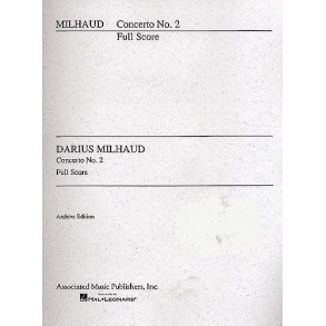 Darius Milhaud: Cello Concerto No.2 (Study Score)