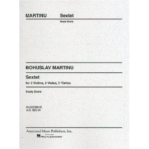 Bohuslav Martinu: Sextet (Miniature Score)