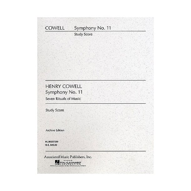 Henry Cowell: Symphony No.11 (Seven Rituals Of Music)- Score
