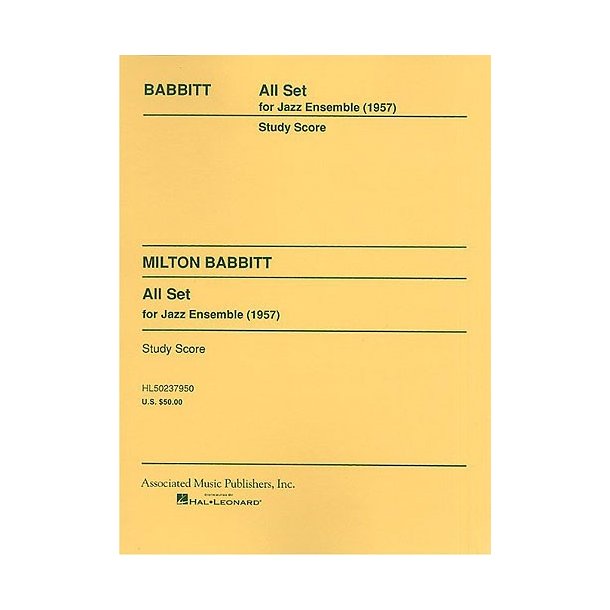 Milton Babbitt: All Set