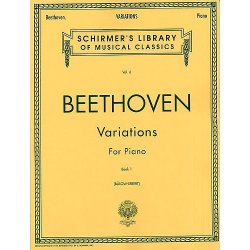 Ludwig Van Beethoven: Variations For Piano Book 1