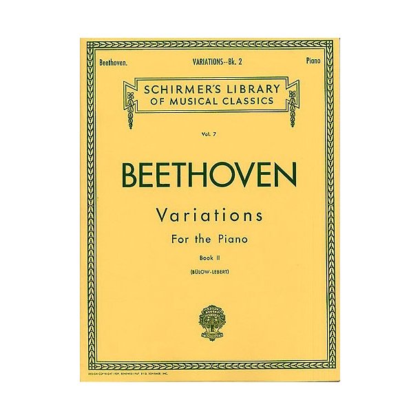 Beethoven: Variations Book 2
