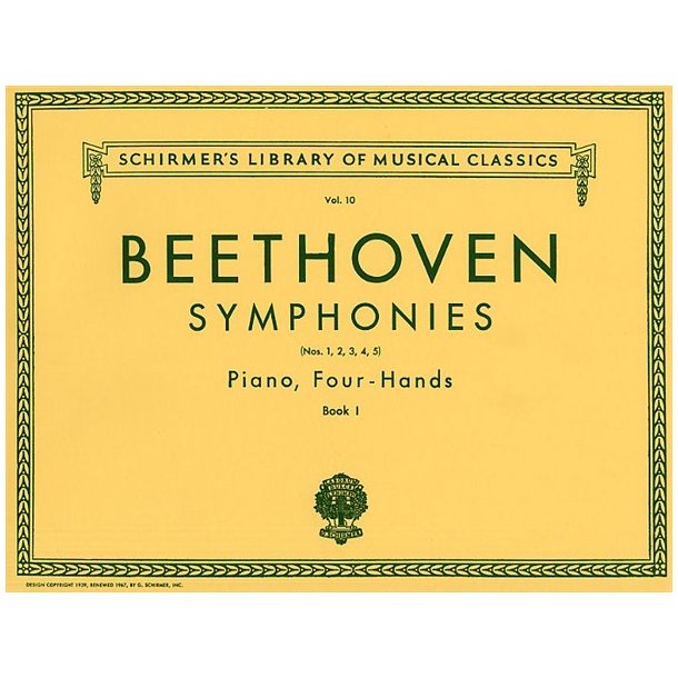 Beethoven: Symphonies Volume 1 - No.1-5 (Piano Duet)