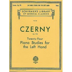 Carl Czerny: Twenty-Four Studies For The Left Hand Op.718