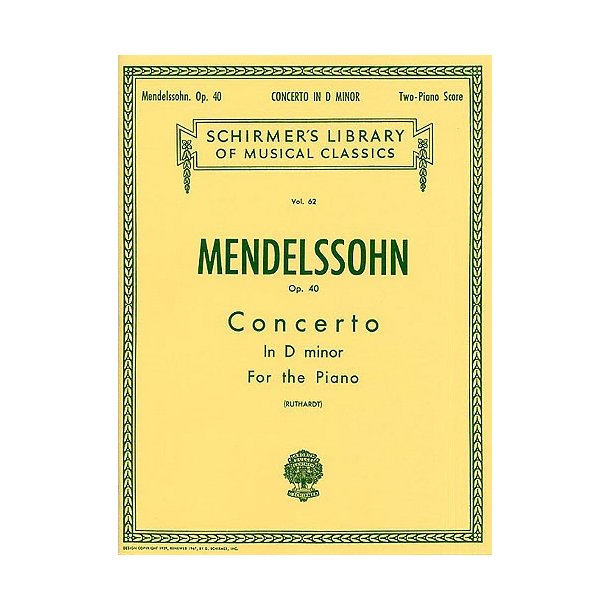 Felix Mendelssohn: Piano Concerto No.2 In D Minor Op.40
