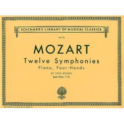 W.A. Mozart: Twelve Symphonies For Piano Duet Book 2