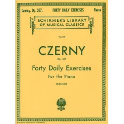 Carl Czerny: Forty Daily Exercises Op.337