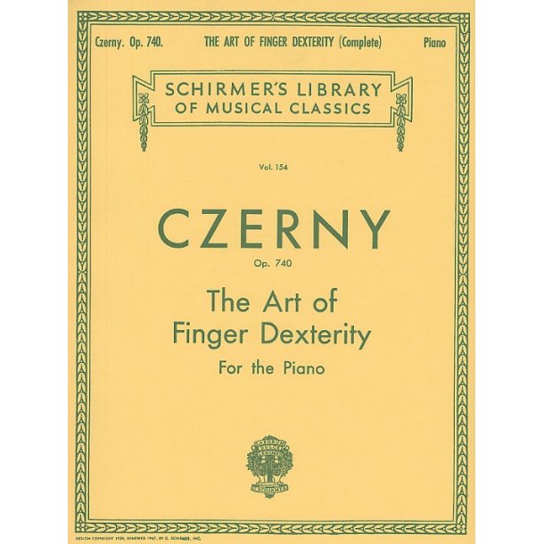 Carl Czerny: The Art Of Finger Dexterity Op.740 (Complete)