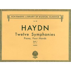 Joseph Haydn: Twelve Symphonies Book 1 (Piano Duet)