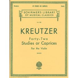Rodolphe Kreutzer: Forty-Two Studies Or Caprices (Violin)