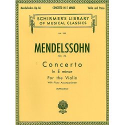 Felix Mendelssohn: Concerto In E Minor Op.64 (Violin/Piano)