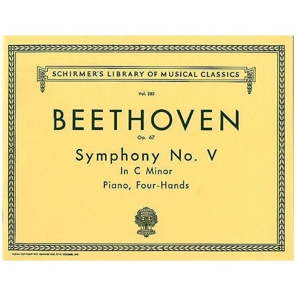 Ludwig Van Beethoven: Symphony No.5 In C Minor Op.67 (Piano Duet)