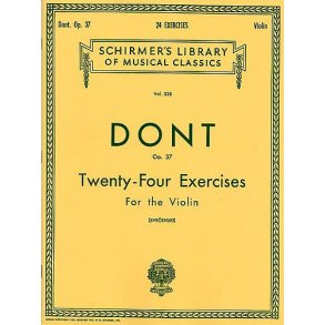 Jacques Dont: Twenty-Four Exercises For The Violin Op.37