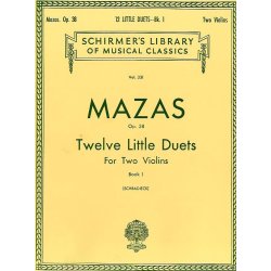 Jacques F. Mazas: Twelve Little Duets Op.38 Book 1