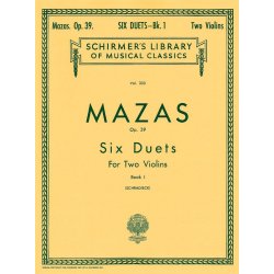 Jacques F. Mazas: Six Duets for Two Violins Op.39 Book 1