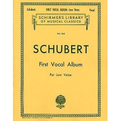 Franz Schubert: First Vocal Album For Low Voice