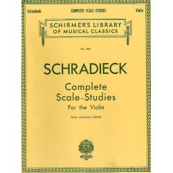 Henry Schradieck: Complete Scale Studies For The Violin (Authorized Edition)