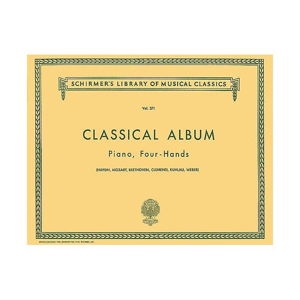 Classical Album For Piano Duet