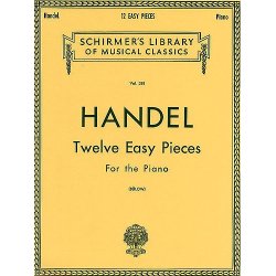 G.F. Handel: Twelve Easy Pieces For Piano