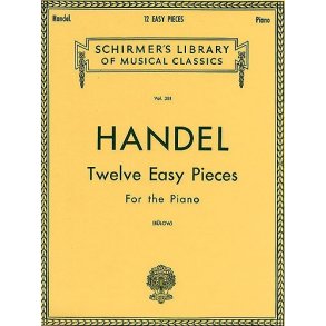 G.F. Handel: Twelve Easy Pieces For Piano