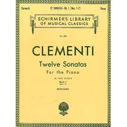 Muzio Clementi: Twelve Sonatas For The Piano - Book I