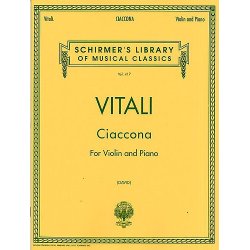 Tommaso Vitali: Ciaccona For Violin