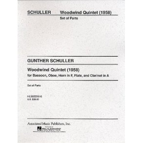 Gunther Schuller: Woodwind Quintet (Parts)