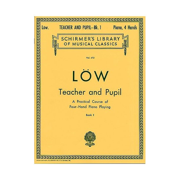 Josef Low: Teacher And Pupil Book