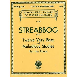 Louis Streabbog: Twelve Very Easy And Melodious Etudes Op.63 (Grade 1)