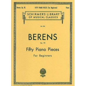 Hermann Berens: Fifty Piano Pieces Without Octaves Op.70