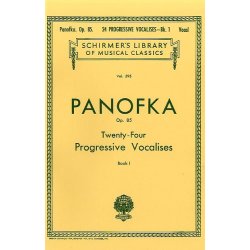 Heinrich Panofka: Twenty-Four Progressive Vocalises Op.85 (Book 1/2)