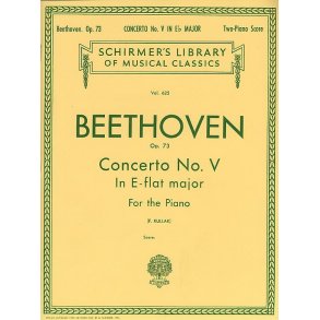 Ludwig Van Beethoven: Concerto No.5 In E-Flat 'Emperor' Op.73 (2 Piano Score)