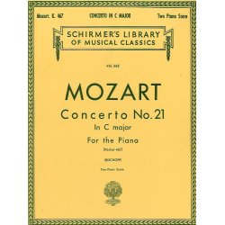 Wolfgang Amadeus Mozart: Piano Concerto No. 21 In C Major K.467 (Two Piano Score)