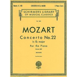 W.A. Mozart: Piano Concerto No.22 In E Flat K.482 (2 Piano Score)