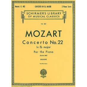 W.A. Mozart: Piano Concerto No.22 In E Flat K.482 (2 Piano Score)