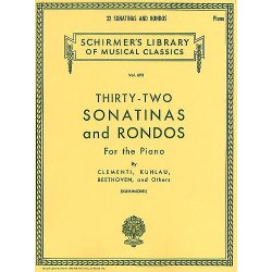 Thirty-Two Sonatinas And Rondos For Piano