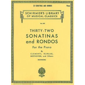Thirty-Two Sonatinas And Rondos For Piano