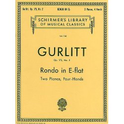 Cornelius Gurlitt: Rondo In E Flat Op.175 No.2 (4 Hands, 2 Pianos)