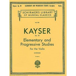 H.E. Kayser: 36 Elementary And Progressive Studies Complete Op.20 (Violin)