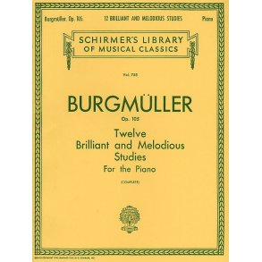 Friedrich Burgmuller: Twelve Brilliant And Melodious Studies Op. 105