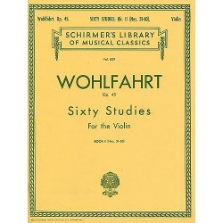 Franz Wohlfahrt: 60 Studies For Solo Violin Op.45 Book 2 (Nos.31-60)