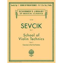 Otakar Sevcik: School Of Violin Technics Op.1 Book 1 (First Position)