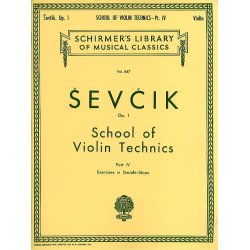 Otakar Sevcik: School Of Violin Technics Op.1 Book 4